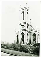 Trinity church after bomb damage